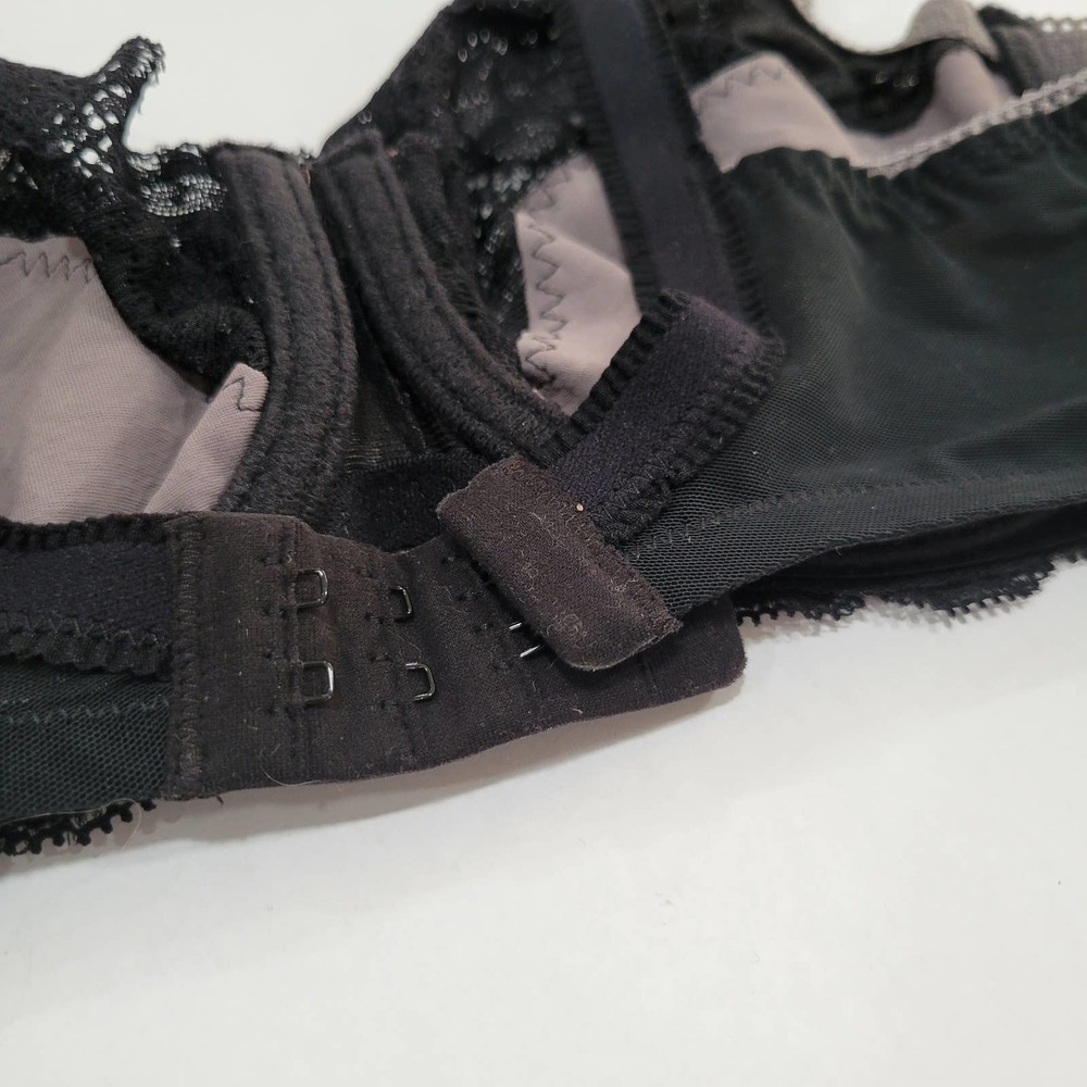 Playtex Love My Curves Beautiful Lace Black Bra Lingerie NWT $42 36C - Picture 8 of 10